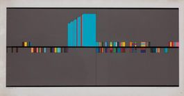 Luigi Veronesi, color litograph. ed. 1/100, 1974 Rare'