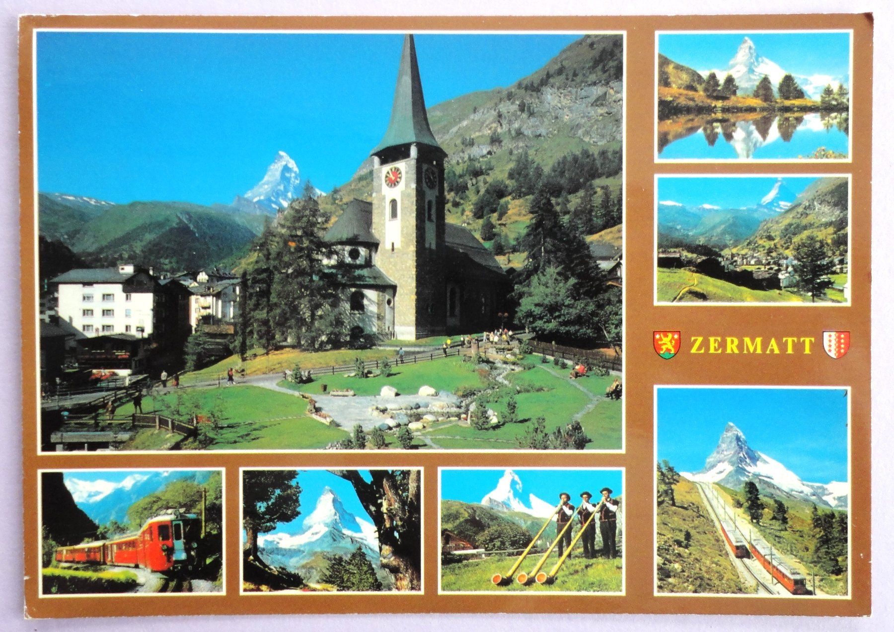 Cartoline postali: Zermatt 1616 m, Wallis – Usato da Fétigny venduto da Billy2miny