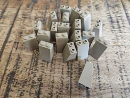 lego 3684 ( a ou c) lot de 20 pièces Dark Tan Slope 75 2 x 2