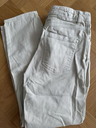 Straight Jeans Beige Stradivarius 36