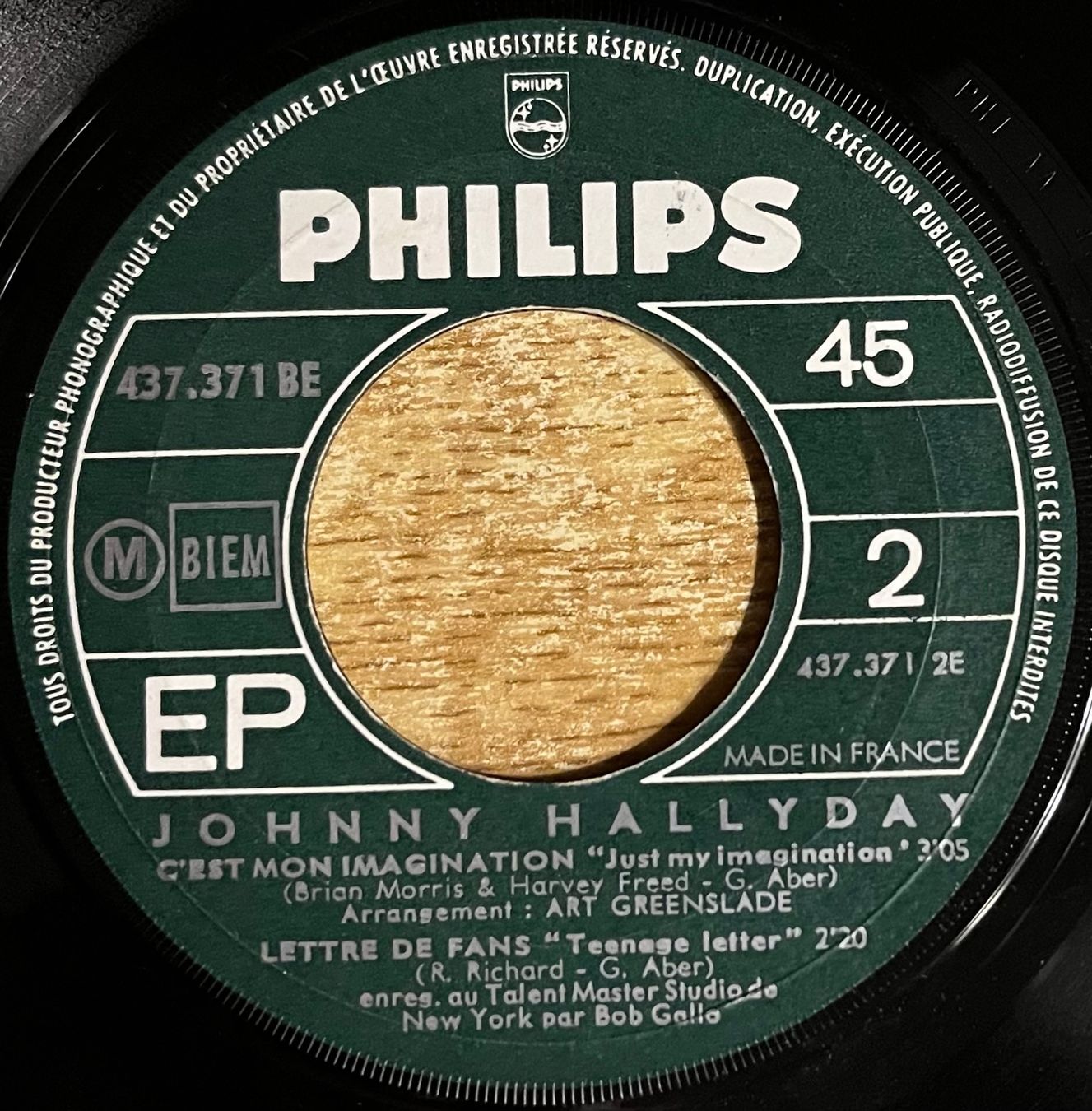 Vinyles: JOHNNY - PETITE FILLE – D'occasion à Bussigny par vinyl-pas-cher 3