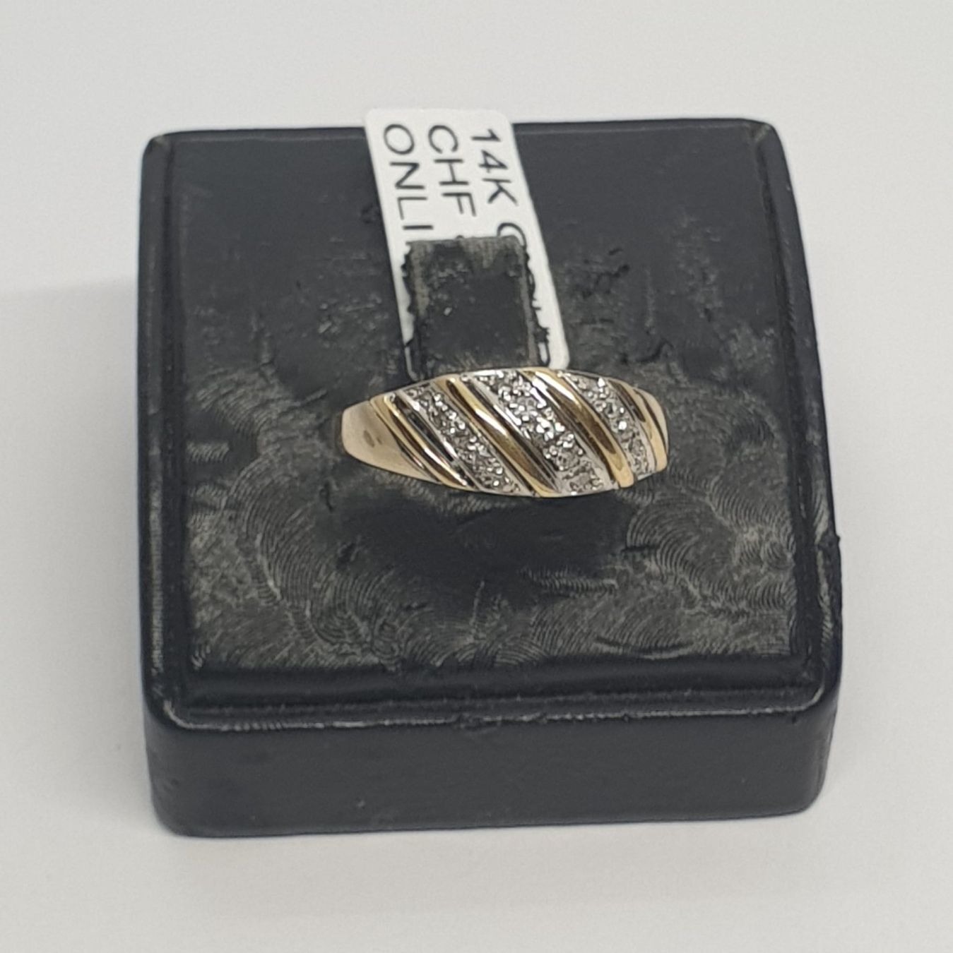 Anelli: Echt 14K Gold Ring – Usato da Luzern venduto da Goldhaus-Luzern