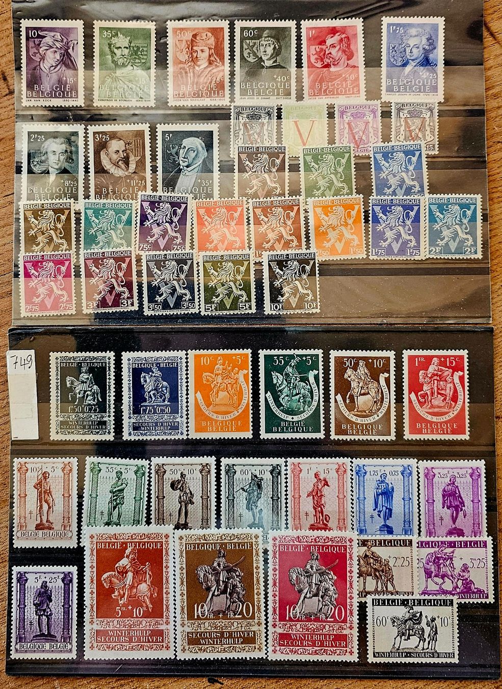 Tous les timbres: BELGIQUE timbres neufs ** – Neuf (Voir description) à Les Valettes par Nuba1