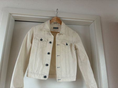 Jeansjacke weiss XS
