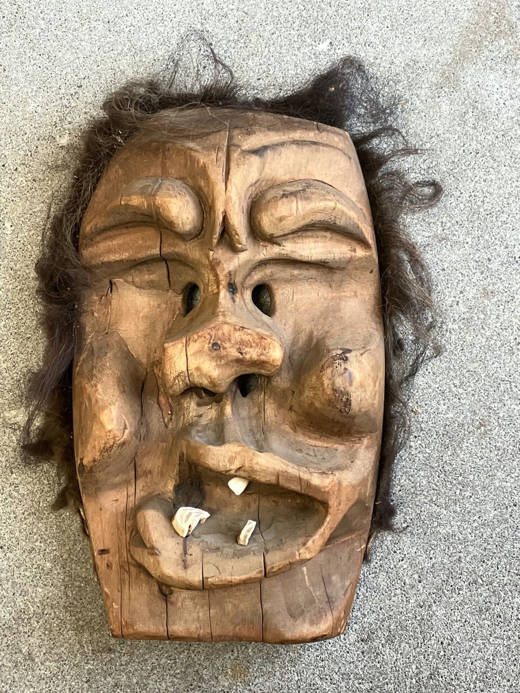 Altro in Antiquarato & Arte: Alte Maske aus dem Wallis – Usato da Horw venduto da luzernicus