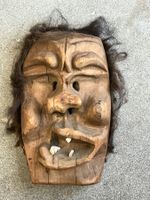 Alte Maske aus dem Wallis