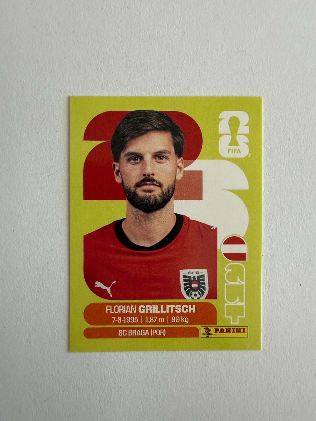 Panini Carte collezionabili: Grillitsch AUT14 - Panini CH Edition WM 2026 – Nuovo (secondo la descrizione) da Grenchen venduto da nicus_aveiro