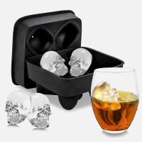 Totenkopf Eiswürfelform - Moule à glaçons tête de mort