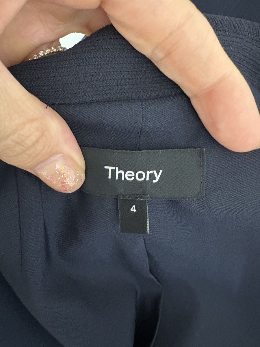 Theory Giacche: Edler Theory Blazer Gr. 36 blau leicht – Nuovo (secondo la descrizione) da Regensdorf venduto da secondchancefashion 4