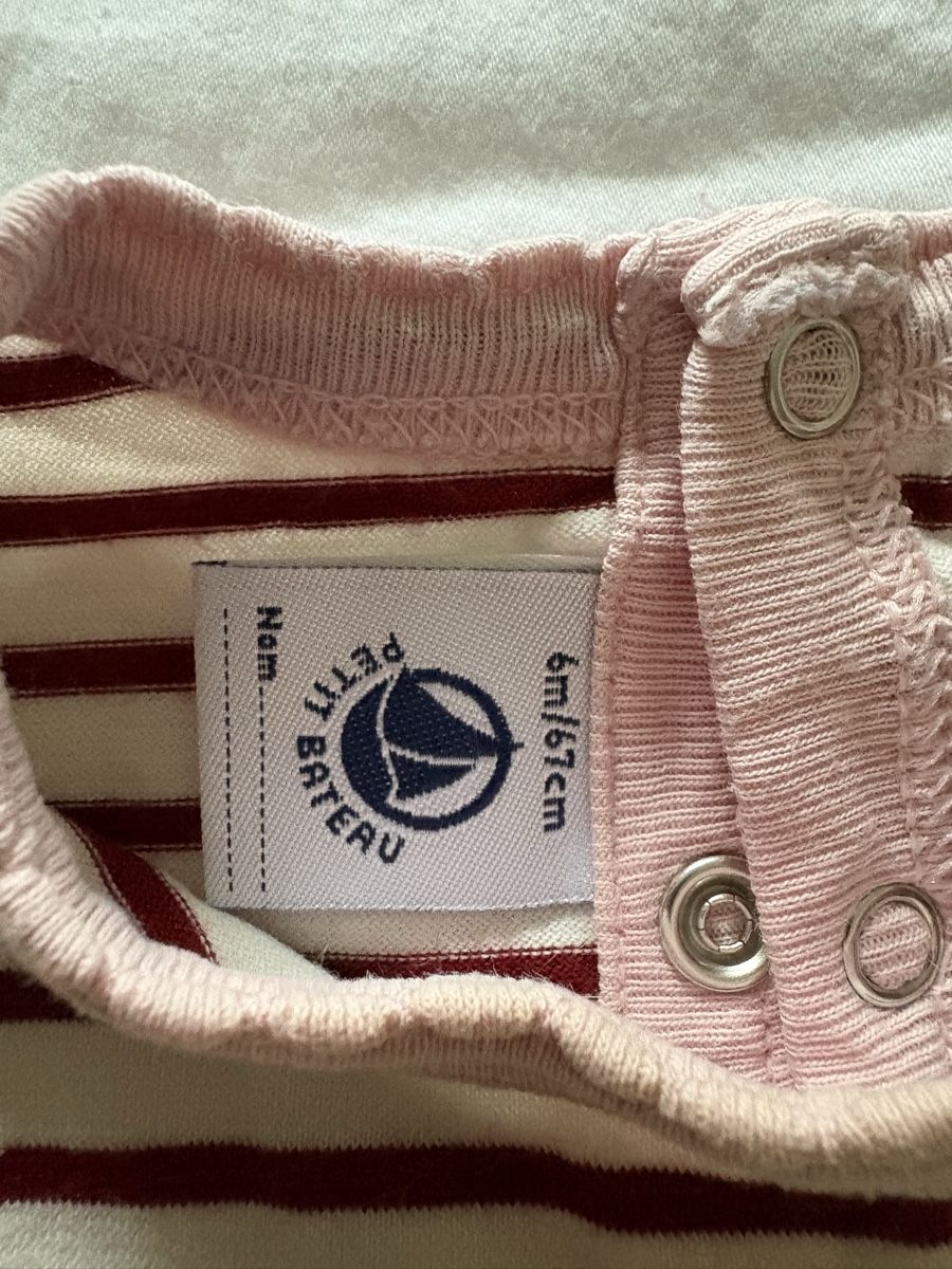 Petit Bateau Camicie, Top & T-shirt: Marinière Petit Bateau, 6 mois  – Usato da Pully venduto da Dul5 1