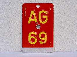 AG 69 VELONUMMER - FAHRRADSCHILD
