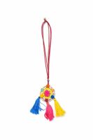Handgefertigte lange Hippie-Halskette aus Mexiko