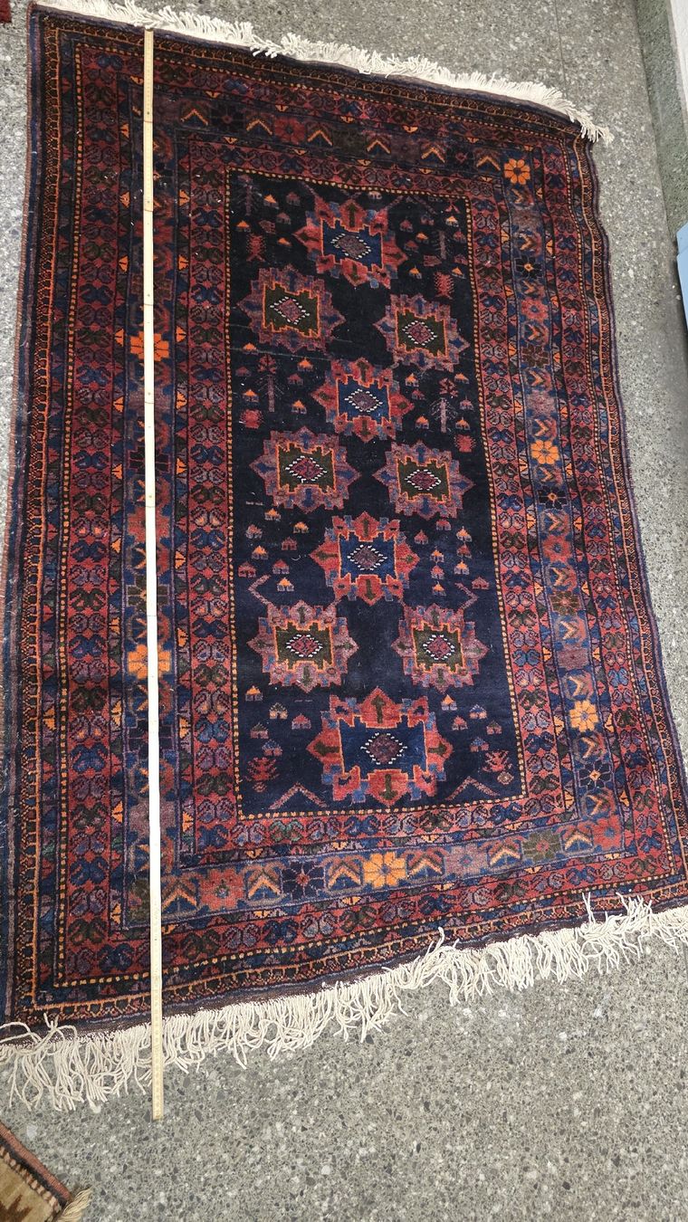 Tappeti: Orientteppich handgeknüpft dunkelblau Grösse 178x118 cm – Usato da Zürich venduto da anna.caterina 2