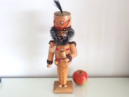 Räuchermännchen Erzgebirge Holz Figur Vintage