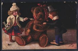 Fritz Hildebrandt: Steiff-Teddy wird gef