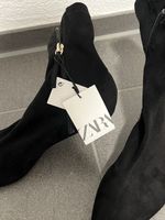 Zara Ankle Boots, Schwarz, Grösse 39 - Top für den Winter!
