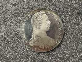 Maria Theresia Österreich 1780 Silbermünze Doppeladler