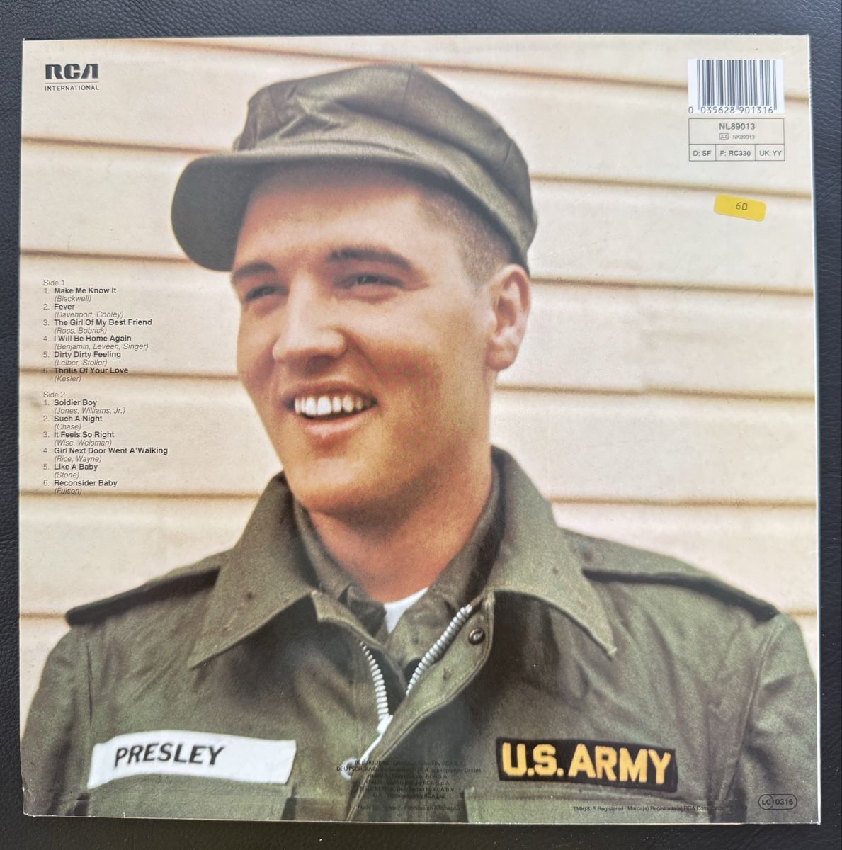 Schallplatten: Elvis Presley Elvis Is Back Vinyl Schallplatte  – Gebraucht aus Goldach von Donpancho 1
