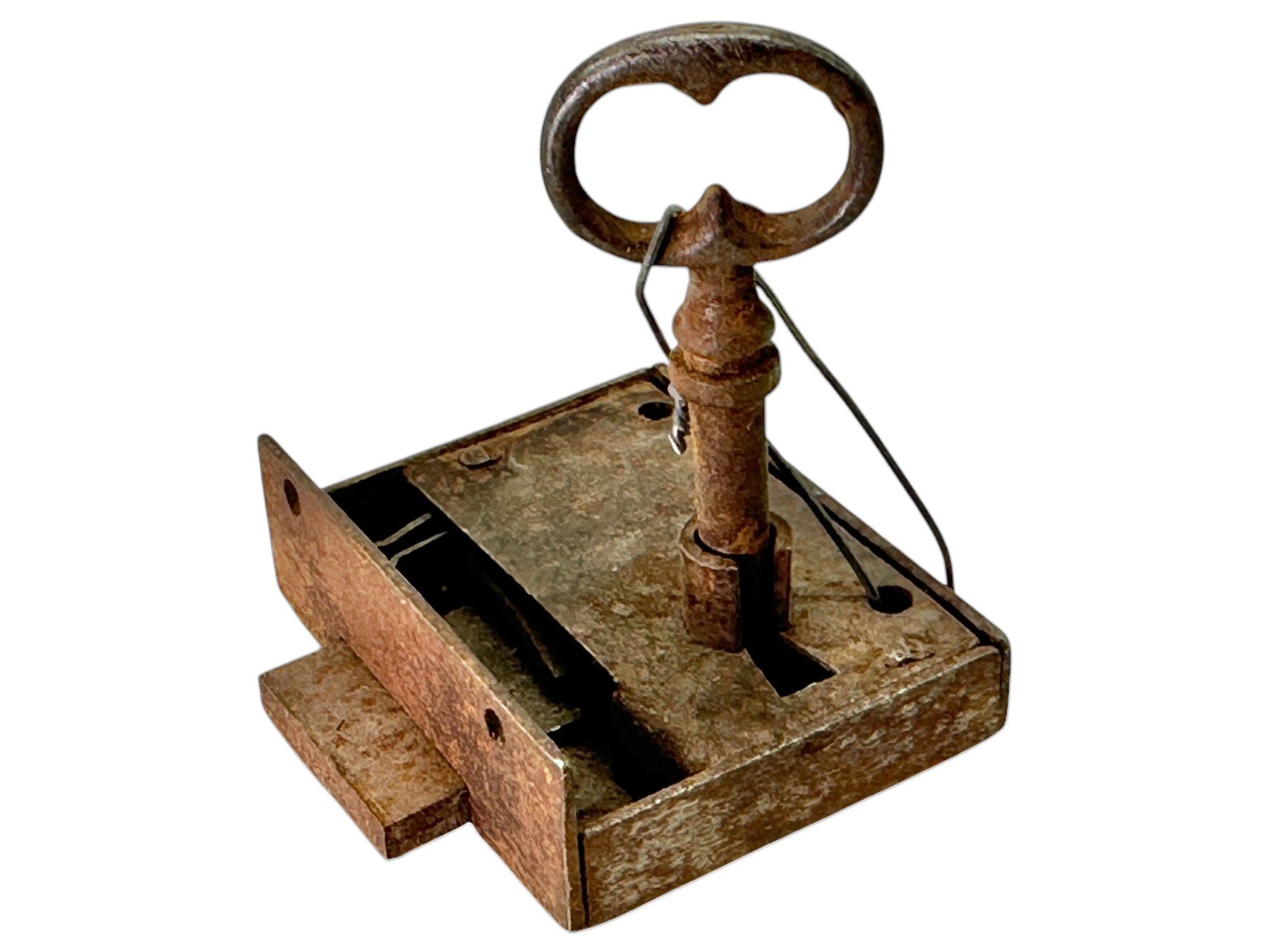 Eisenwaren: Serrure de meuble ancienne avec clé forgé main – Gebraucht aus Morges von objetsdepoque 6