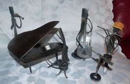 Musikerband, Metall, Handmade, bis 20 cm