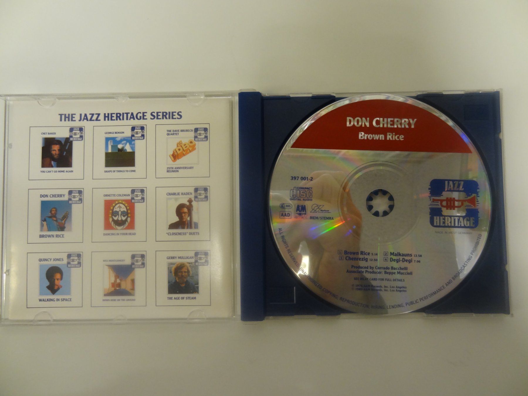 CD: Don Cherry - Brown Rice - Jazz Heritage CD – Usato da luzern venduto da musicandart 2