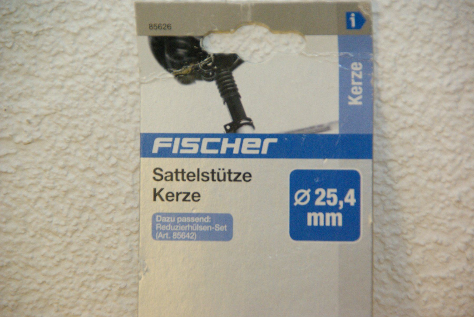Fischer Pezzi di ricambio: fischer Sattelstütze Kerze, 25,4mm, chrom – Nuovo e nell'imballaggio originale da Herisau venduto da Cevianer1844 1