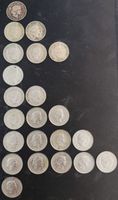 Lot 22× 5 Rappen / 5 centimes suisses – 1881 à 1980