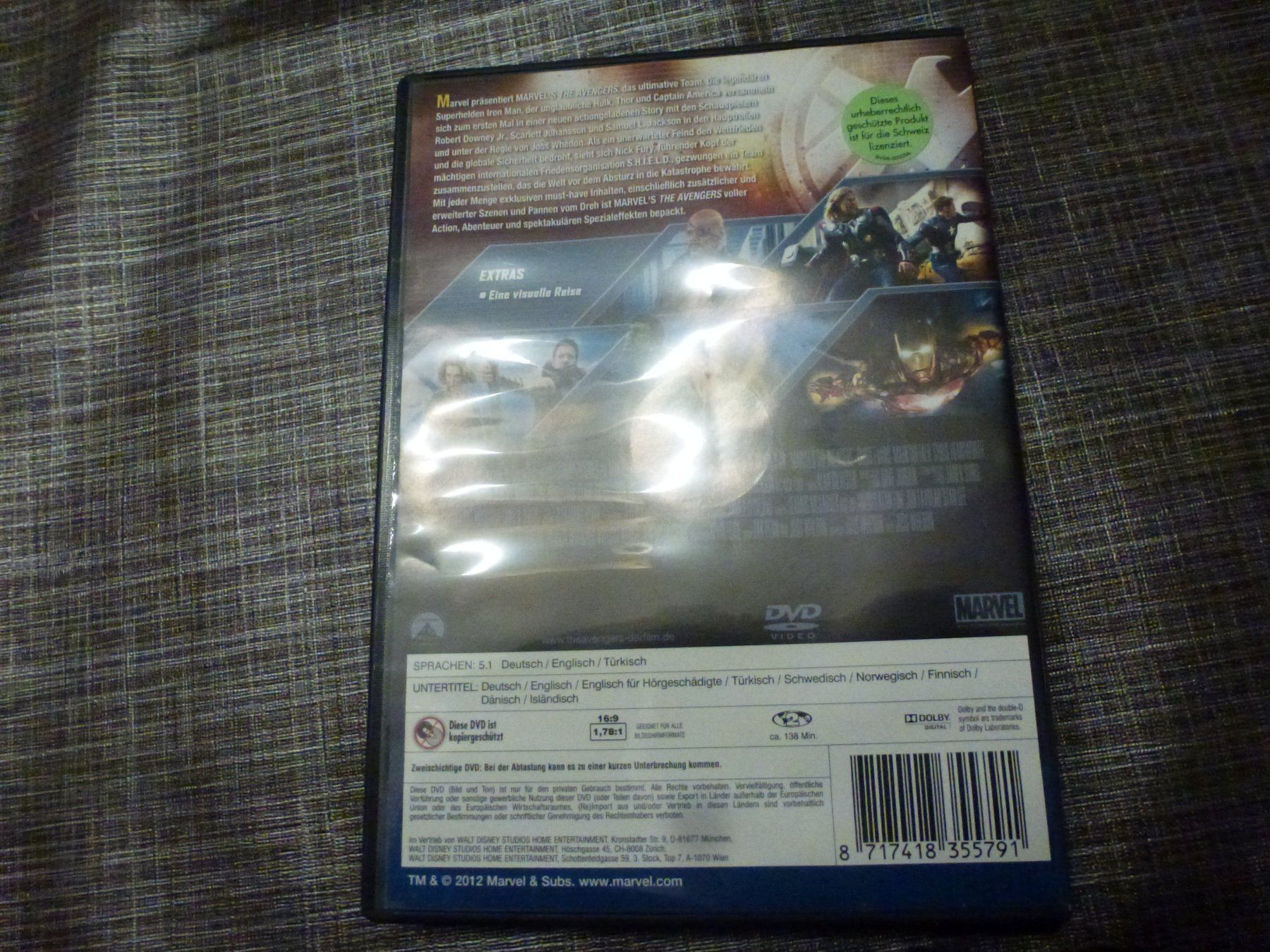 Tutti i DVDs: Marvel Avengers DVD – Usato da Olten venduto da Disc-Verkauf 2