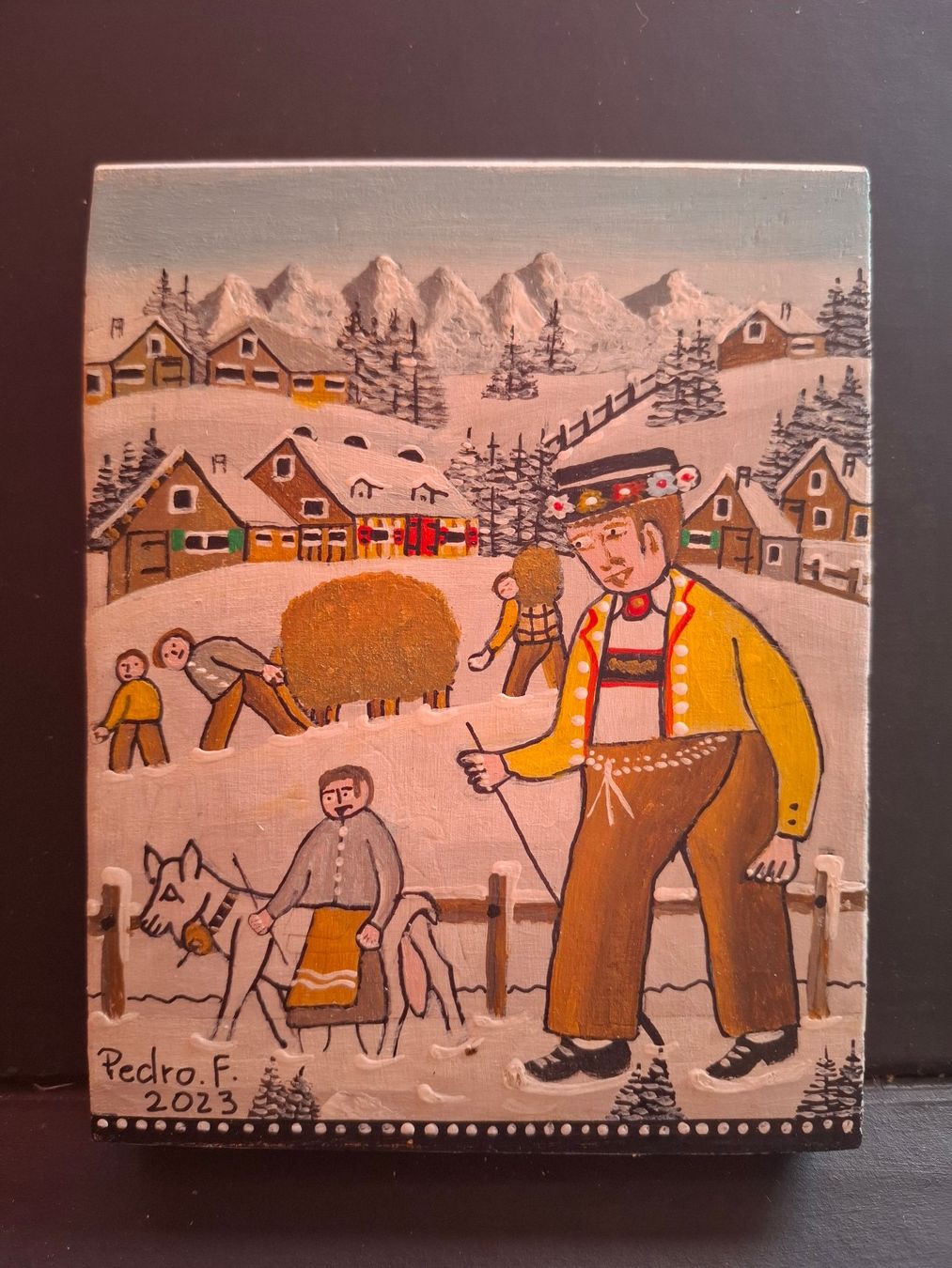 Gemälde: Wunderschönes Winter Bild * 73 – Gebraucht aus Zürich von Soragno50