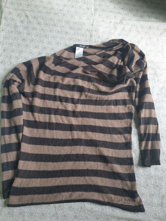 Pullover Liujo asymetrisch gestreift Gr. 40