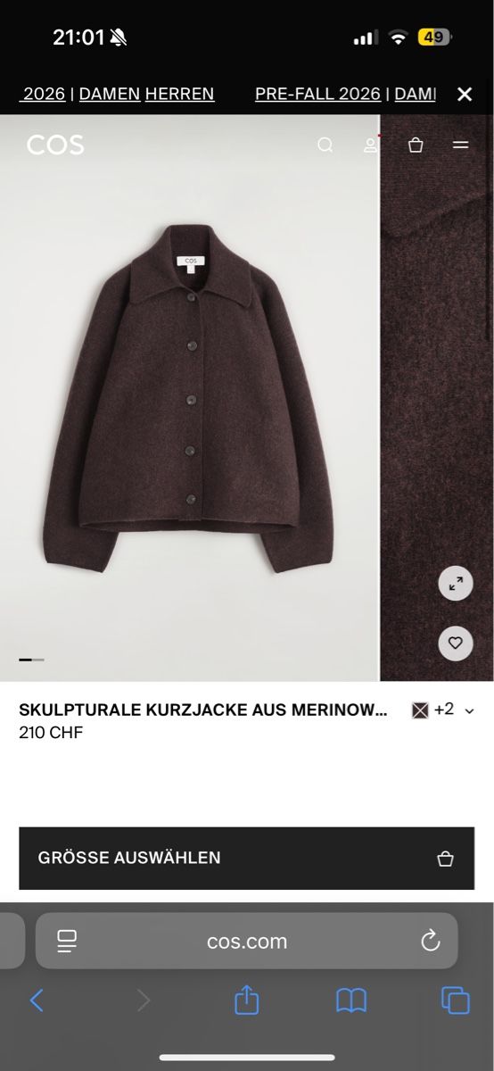 Cos Jacken: COS wool Jacket S – Gebraucht aus Bern von Schris08 4
