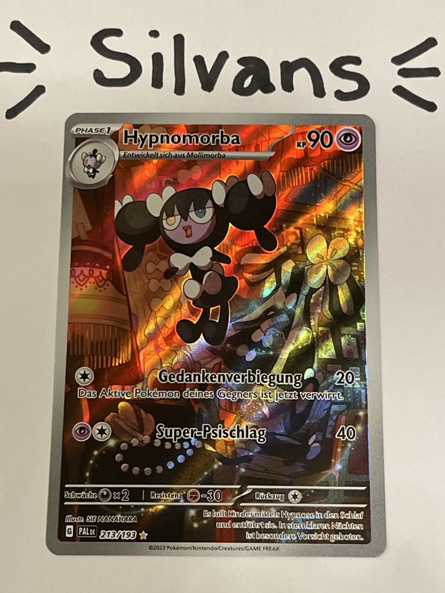 Pokémon Carte collezionabili: Hypnomorba Illustration 213/193 Paldea Evolved Englisch – Nuovo (secondo la descrizione) da Wil SG venduto da Silvans