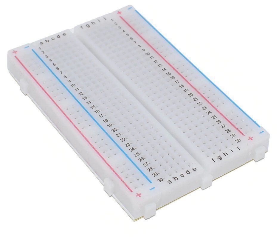 Componenti elettronici: Breadboard / Steckbrett 400 Punkte – Nuovo e nell'imballaggio originale da Pratteln venduto da Twehrli2