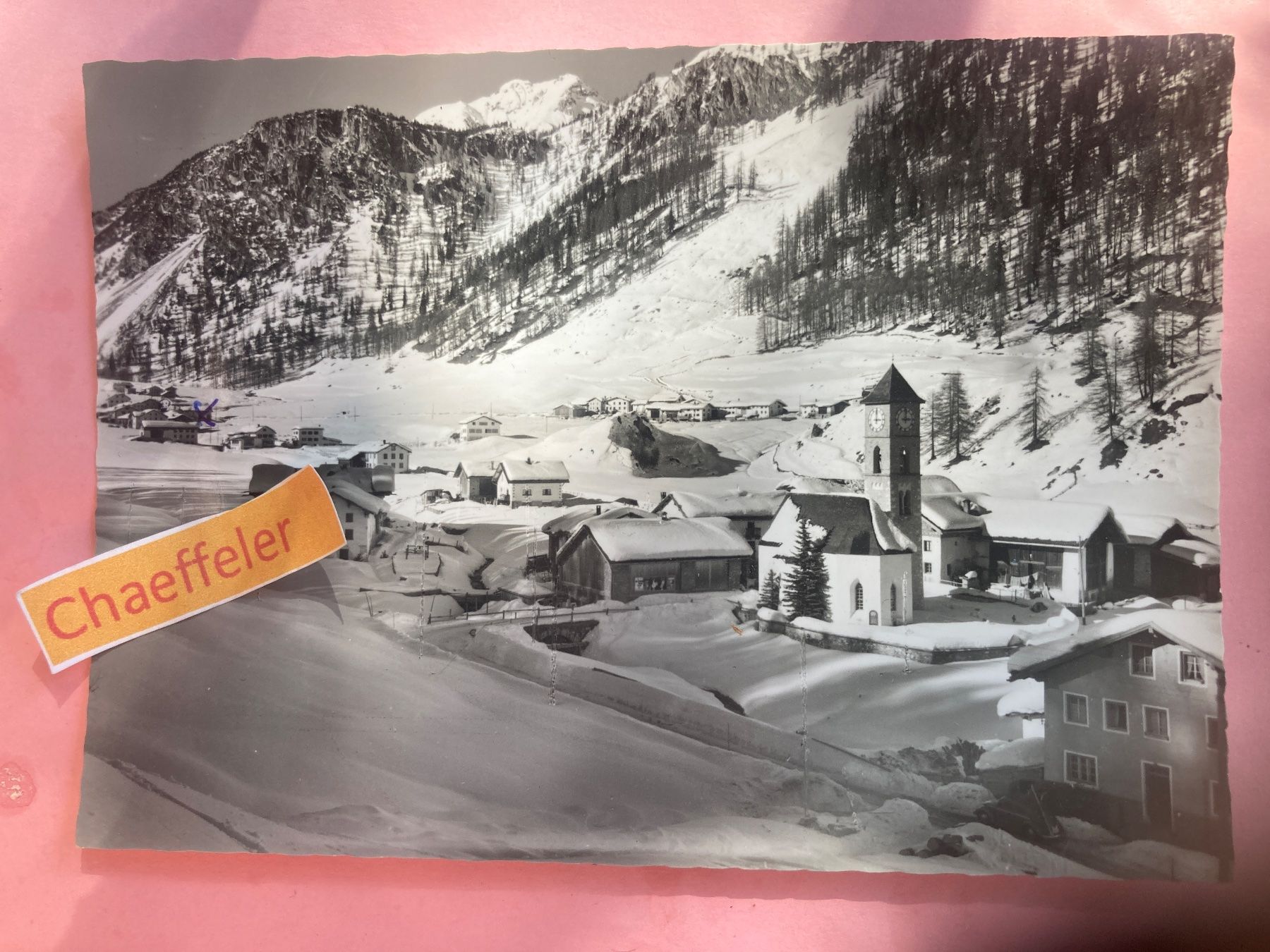 Cartoline postali: Tschierv ( Val Müstair ) – Usato da Zürich venduto da Chaeffeler