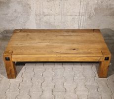 Couchtisch Eiche massiv Rustikal Loft Industrial holz