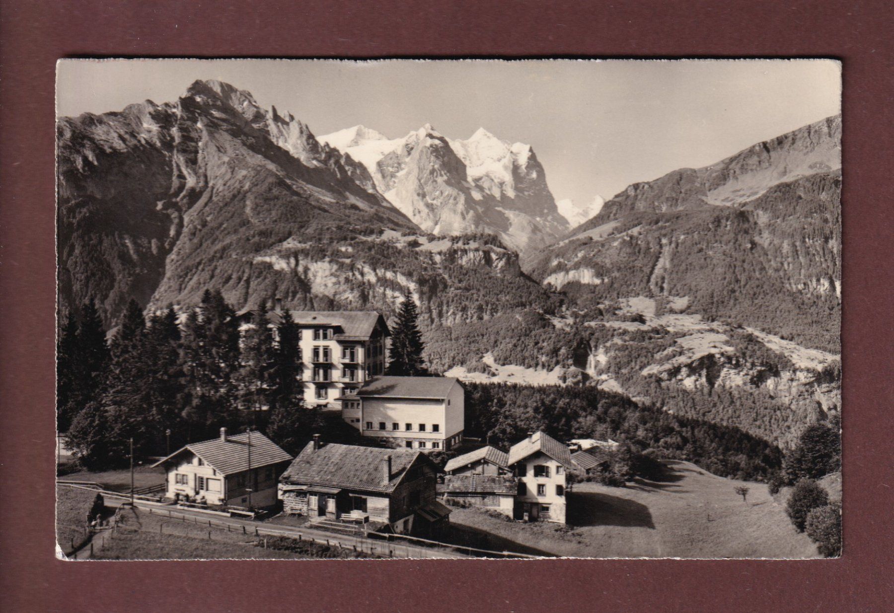 Cartoline postali: REUTI - Hasliberg - 1958 – Usato da Pully venduto da nicecards