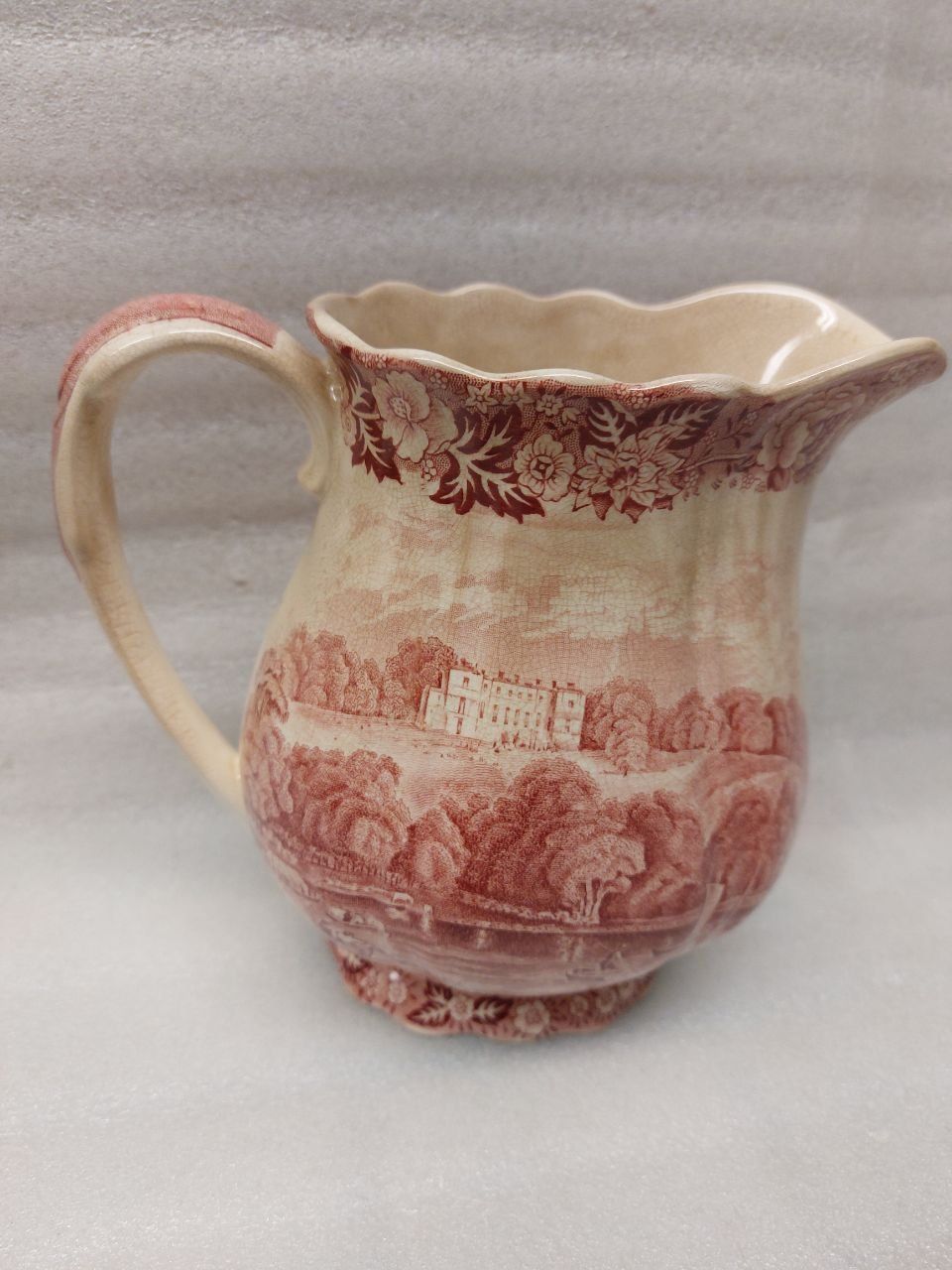 Caraffe: Old jug - "Park Place, Henley" Palissy Pottery – Usato da Pambio Noranco venduto da TREBORLOP