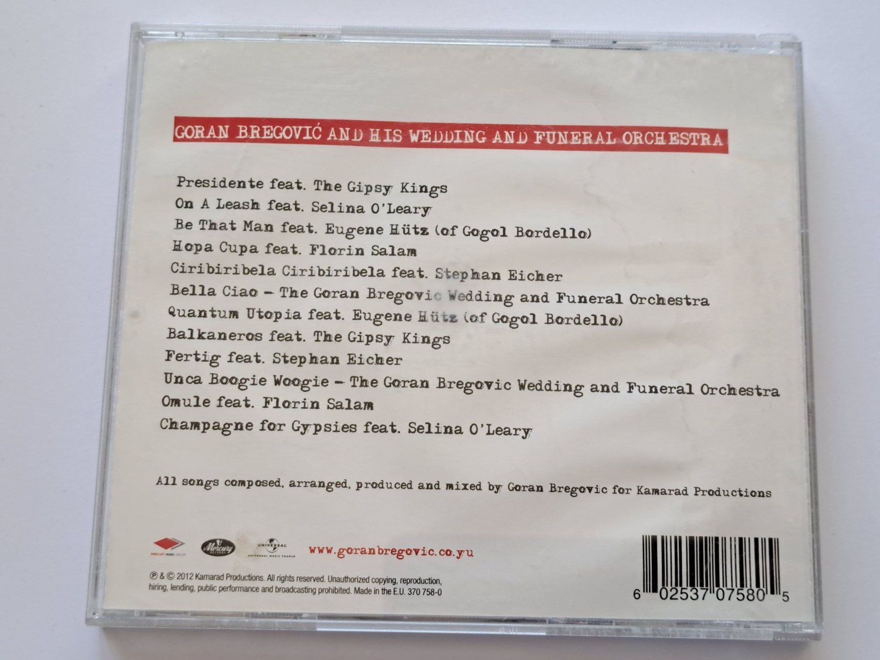 CD: Cd Goran Bregovic - Champagne for gypsies  – Usato da Pully venduto da bro_n52j 1