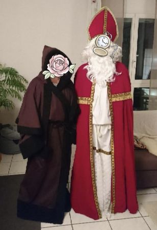 Weihnachtsmann Bischof Kleidung