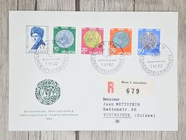 CL09 Enveloppe + Timbre Suisse 1962