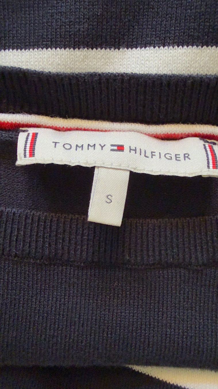 Tommy Hilfiger Maglioni & Felpe: Tommy Hilfiger Boat Neck Baumwoll-Pullover **UNGETRAGEN** – Nuovo (secondo la descrizione) da Bern venduto da MarieBrocante 3