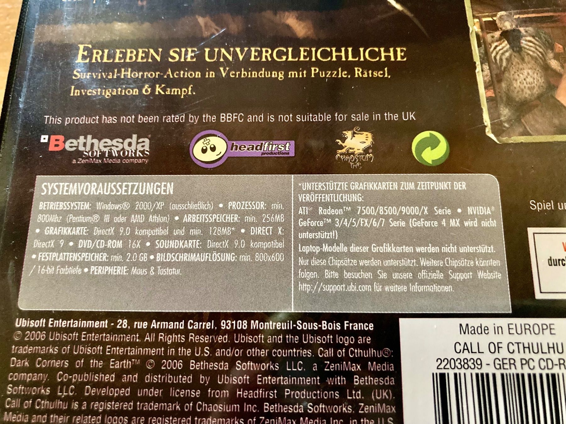 Microsoft Giochi: Call of Cthulhu (NEU) - PC – Nuovo (secondo la descrizione) da Zürich venduto da Djmotionch 6