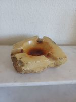 Aschenbecher aus Marmorstein Italien 1960/1970er - 970 gr.