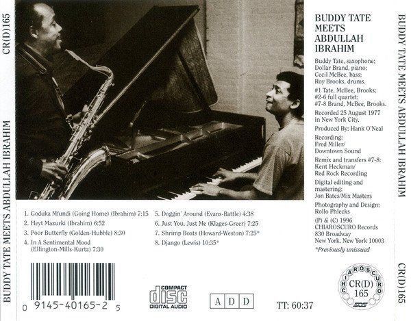 CDs: Buddy Tate, Dollar Brand, Cecil McBee & Roy Brooks – Gebraucht aus Unterbäch von dadin 1