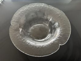 Sommerliche Glasschale, Salatschale, 22cm
