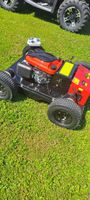 Rasenmäher Robot mit Fernbedienung. Elektrostart
