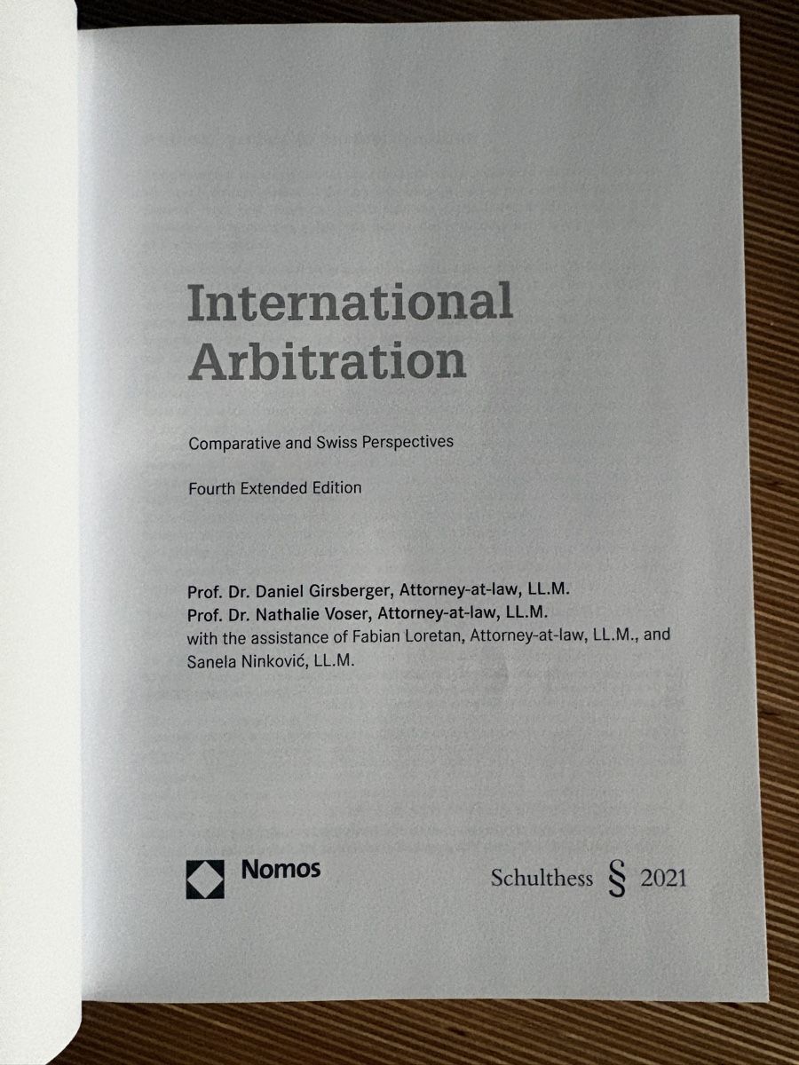Libri: International Arbitration 2021 – Usato da Wohlen AG venduto da 1247_ww_shopping 2