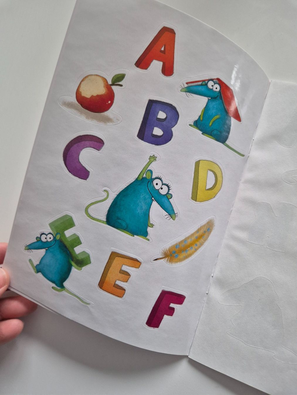 Sticker: Leseratte Otilie - Das ABC-Stickerheft + Knicker-Sticker – Nuovo e nell'imballaggio originale da Aarburg venduto da NDK 1