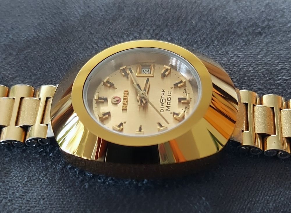 Rado Diastar Magic vergoldet, Vintage-Klassiker, Rarität