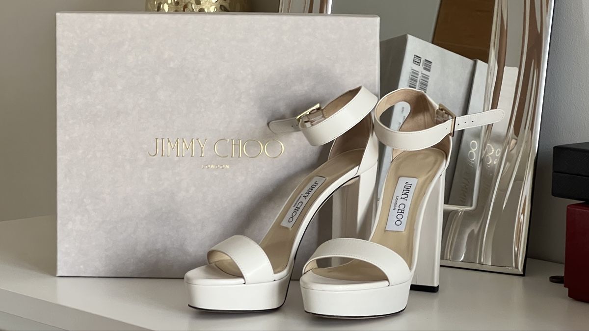 Jimmy Choo Damenschuhe: Jimmy Choo sandals, 37,5 – Neu (gemäss Beschreibung) aus Cadro von Victoria88 1